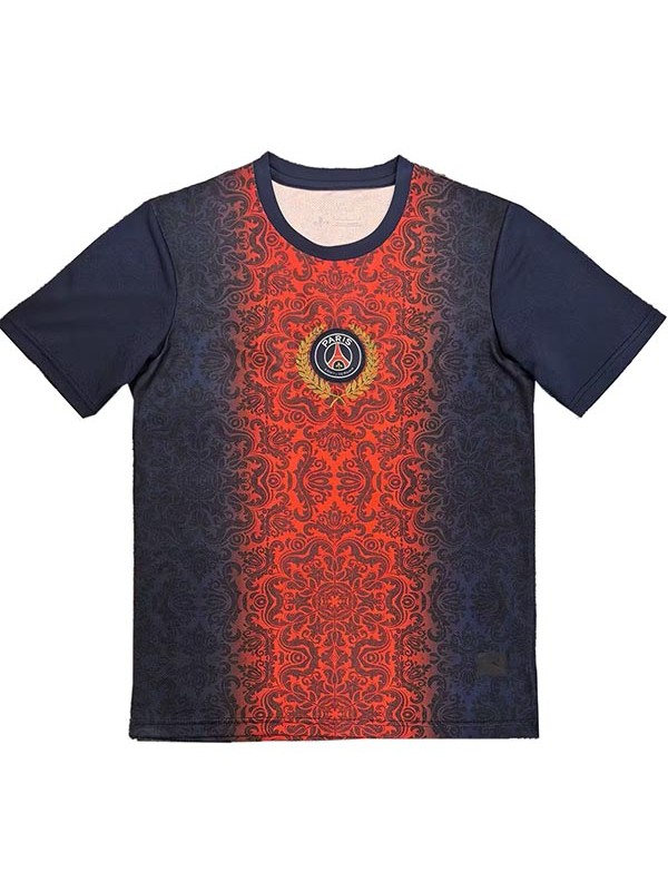Paris saint-germain maillot de football spécial pour adulte rouge et bleu marine kit de football pour homme haut de sport 2025-2026